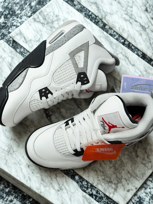 Nike Air Jordan 4 Retro GS White Cement 2025