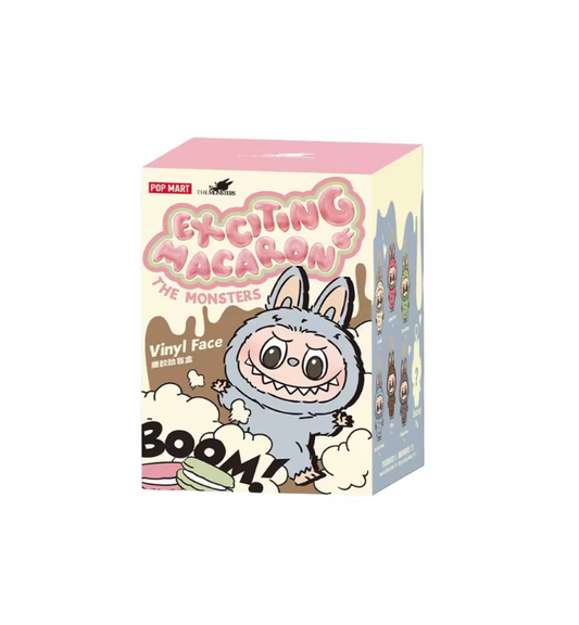 Pop Mart Labubu The Monsters Exciting Macaron Vinyl Face Sealed Case